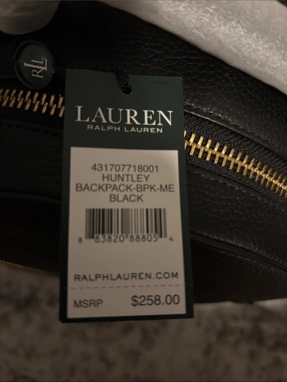 Ralph Lauren Huntley Backpack NWT